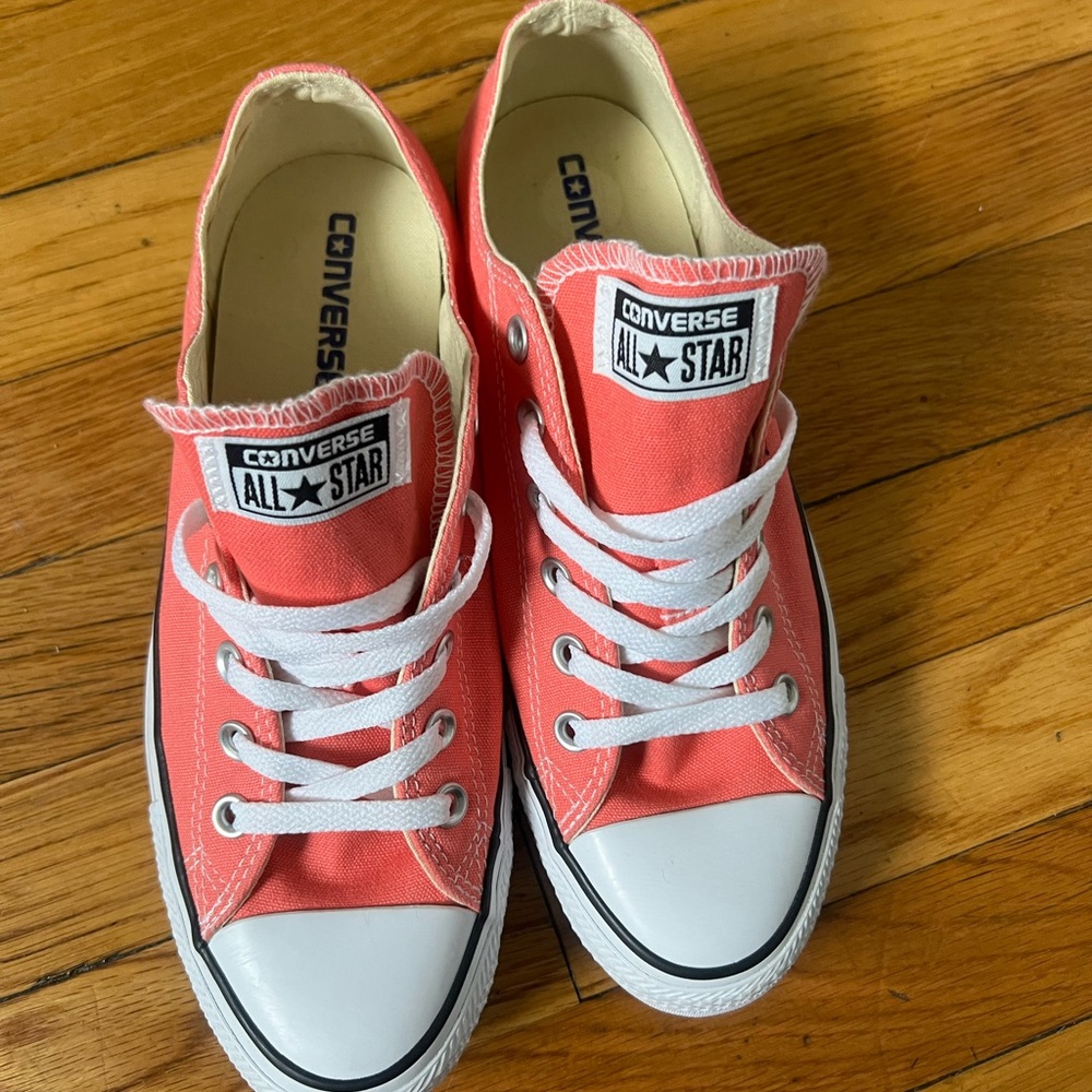 Converse Coral Sneakers